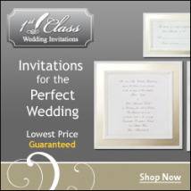 First Class Wedding Invitations