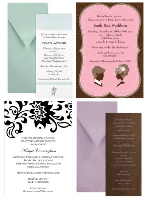 Bridal Shower Invitations Storkie