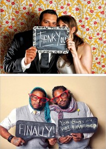 Fun Wedding Guestbook Alternative: Guest Photos