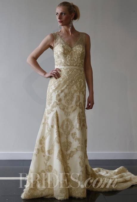 Fashion Trend: Gold Wedding Dresses