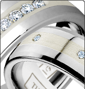Tungsten Diamond Rings