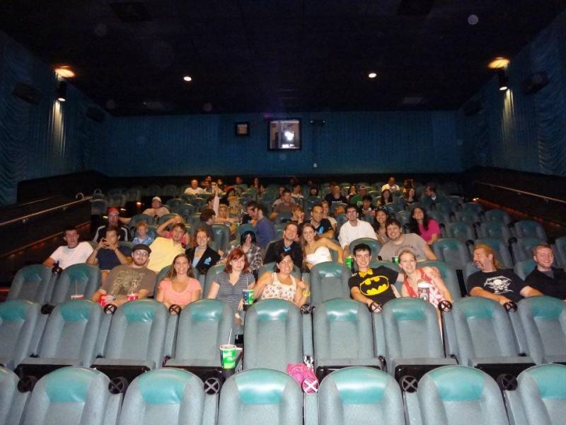 After the batman themed wedding we went straight to see the Dark Knight Rises