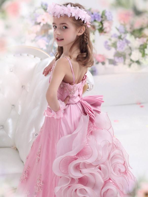 a-line-spaghetti-strap-floor-length-taffeta-pink-girls-pageant-dress-fl0600039-d
