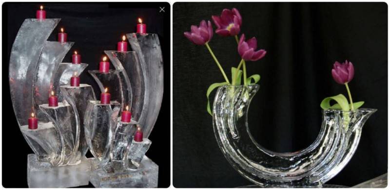 ice sculptures