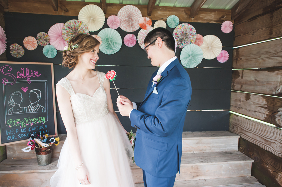Blush, Peach, and Mint Wedding
