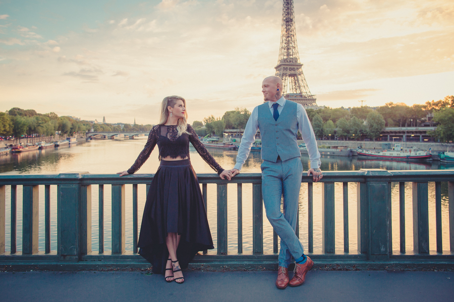 Alternative Couple Photo Session in Paris