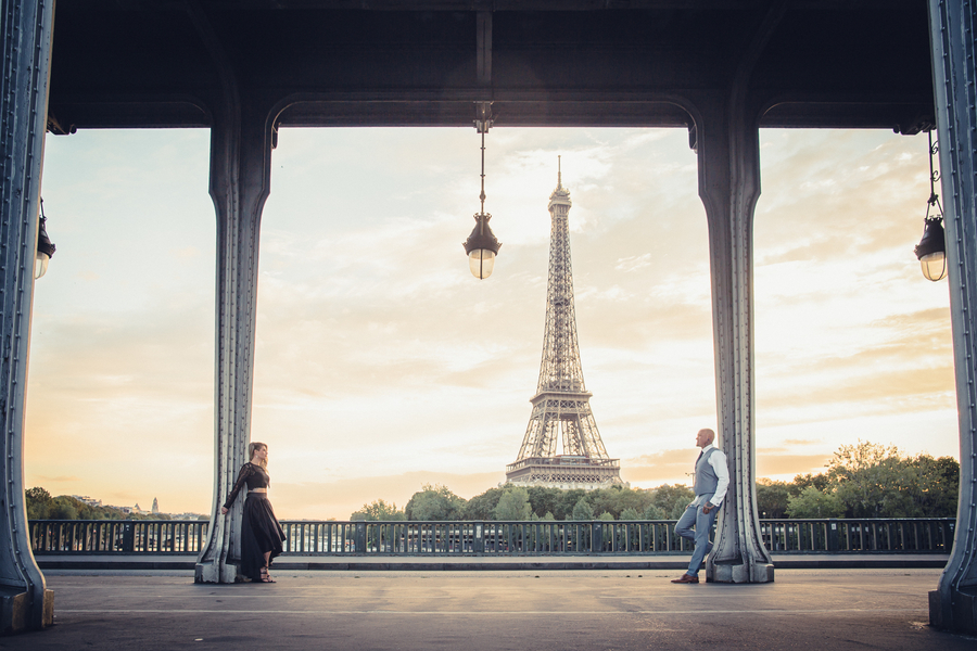 Alternative Couple Photo Session in Paris