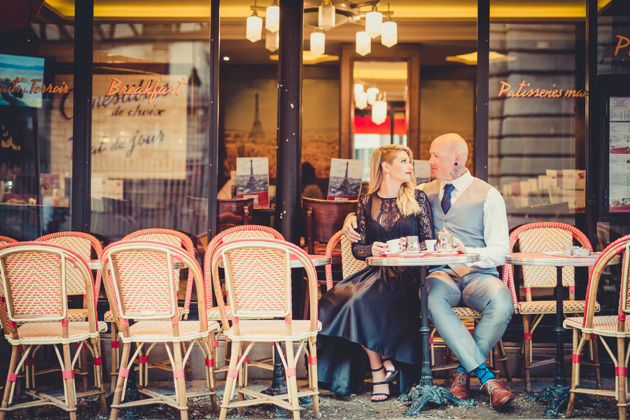 Alternative Couple Photo Session in Paris