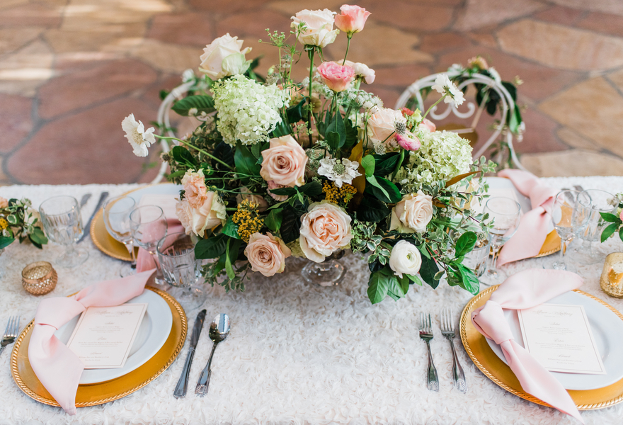 Floral Filled Romantic Styled Shoot