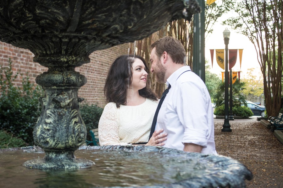 Downtown New Bern Engagement