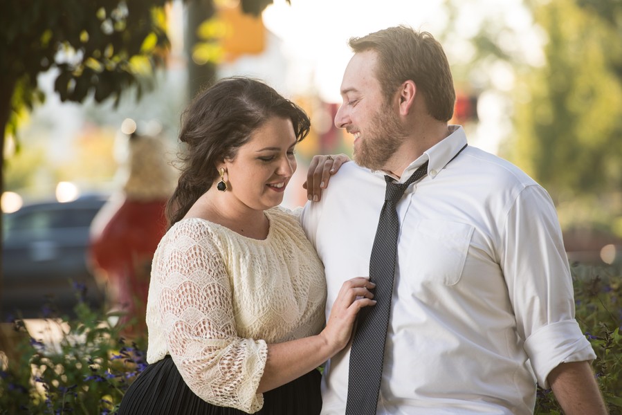 Downtown New Bern Engagement