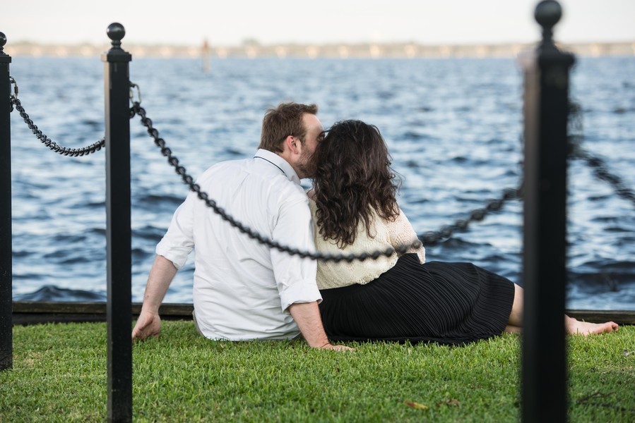 Downtown New Bern Engagement