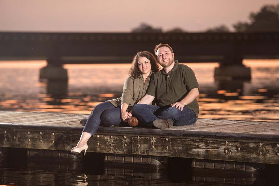 Downtown New Bern Engagement