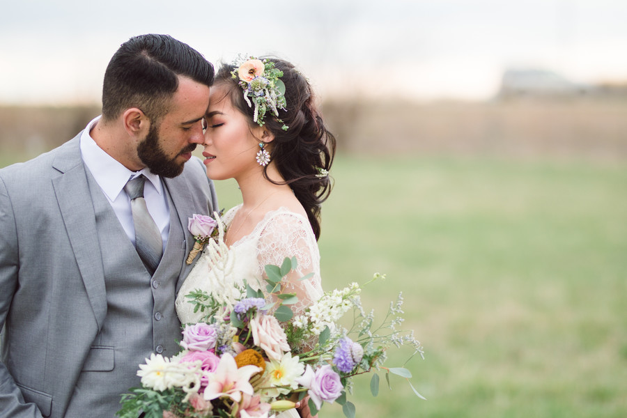 Whimsical Lavender and Green Styled Shoot