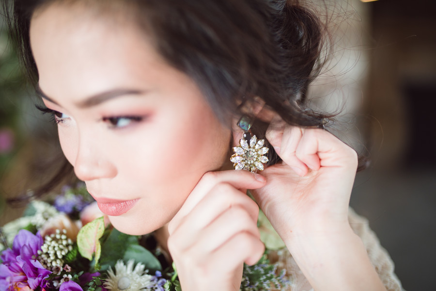 Whimsical Lavender and Green Styled Shoot