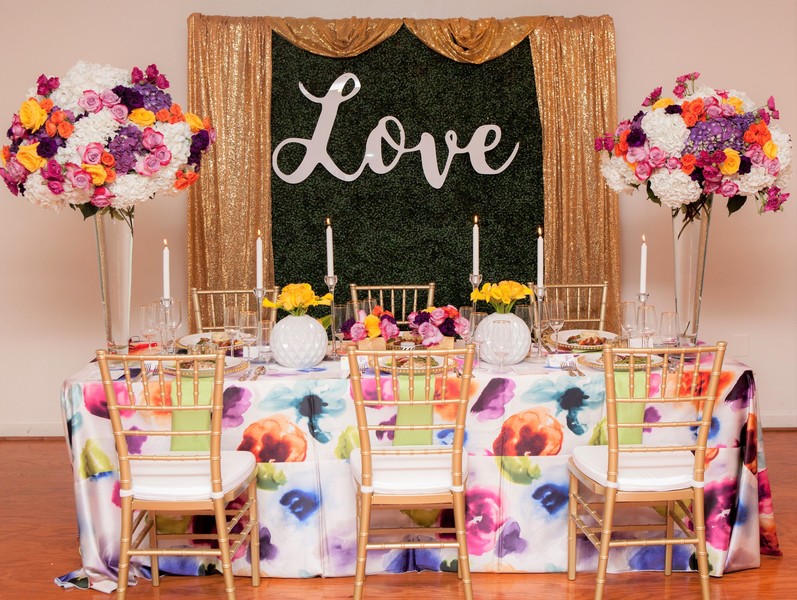 The Color of Love Wedding Reception Inspiration