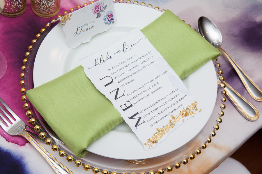 The Color of Love Wedding Reception Inspiration
