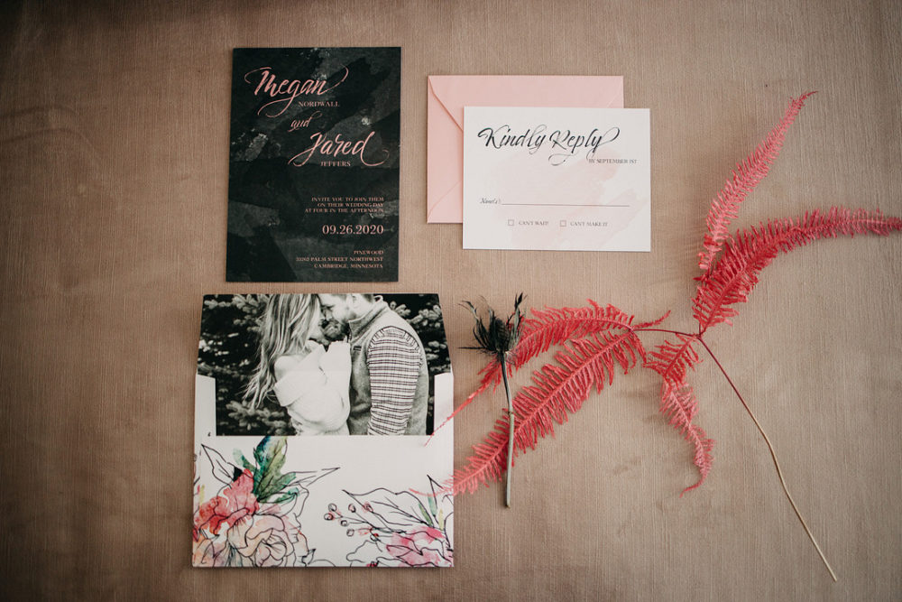 Color Inspo: Pink and Black Styled Wedding