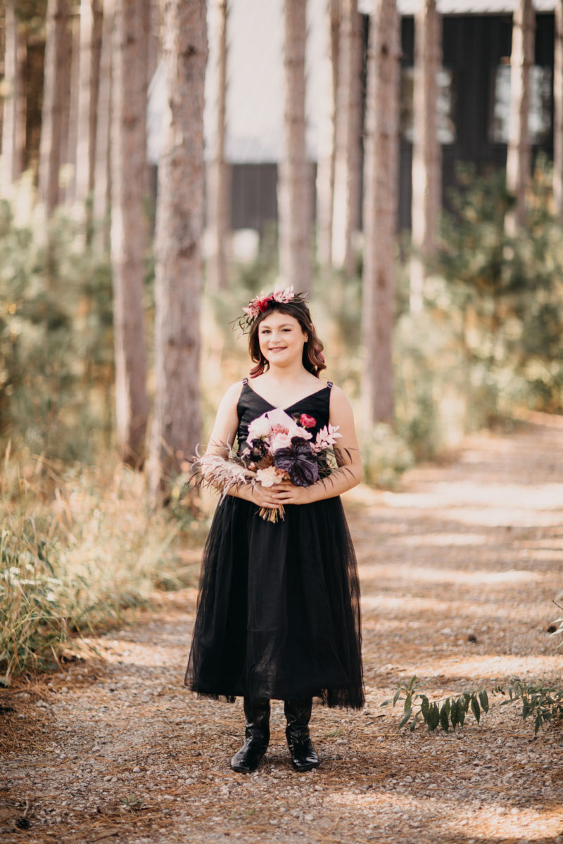 Color Inspo: Pink and Black Styled Wedding