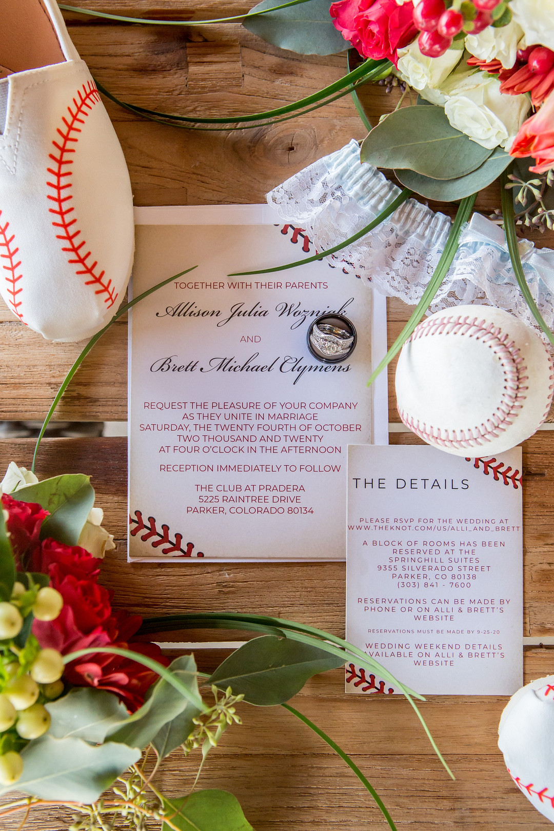 Baseball Themed Wedding