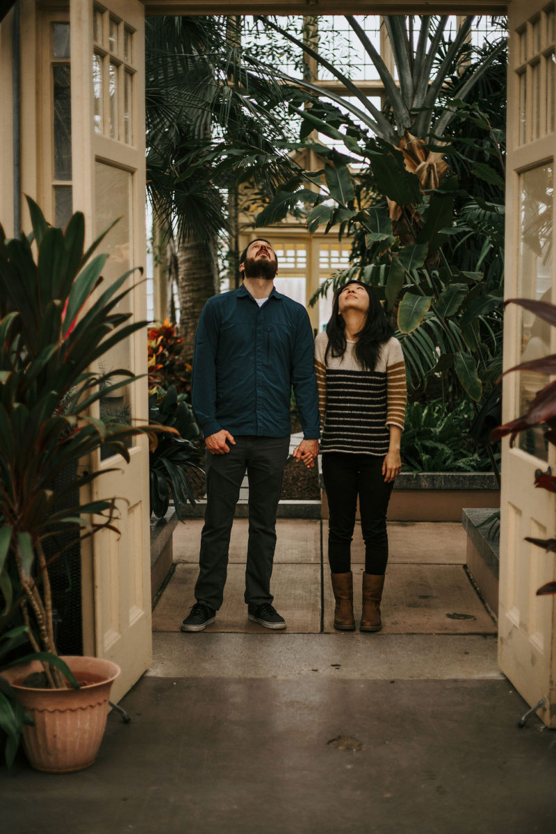 Engagement Shoot At The Rawlings Conservatory