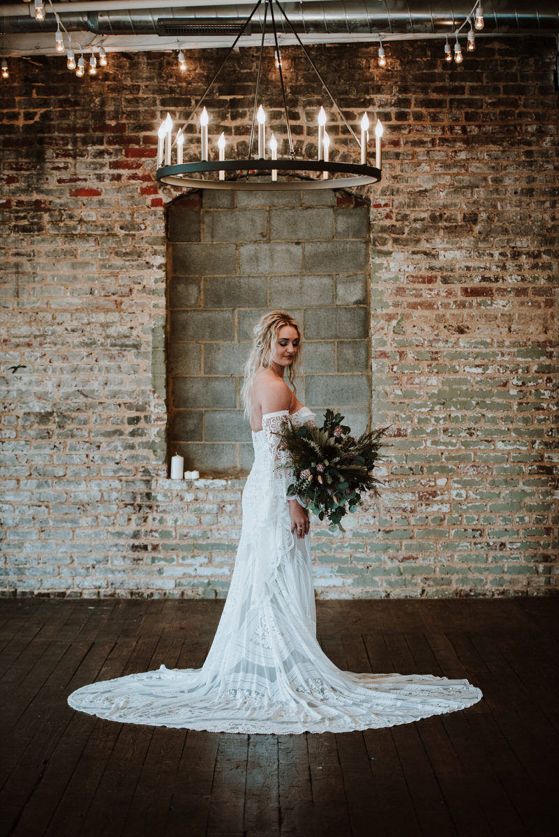 Bridal Portraits At The Downtown Warehouse