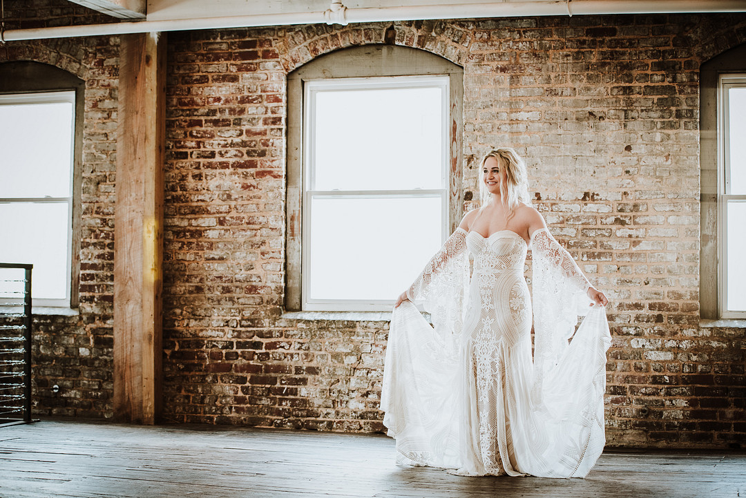 Bridal Portraits At The Downtown Warehouse