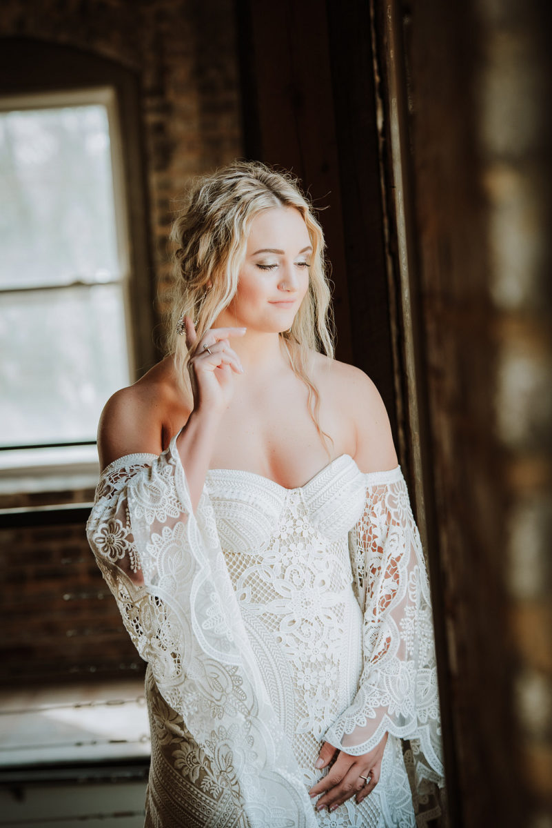 Bridal Portraits At The Downtown Warehouse