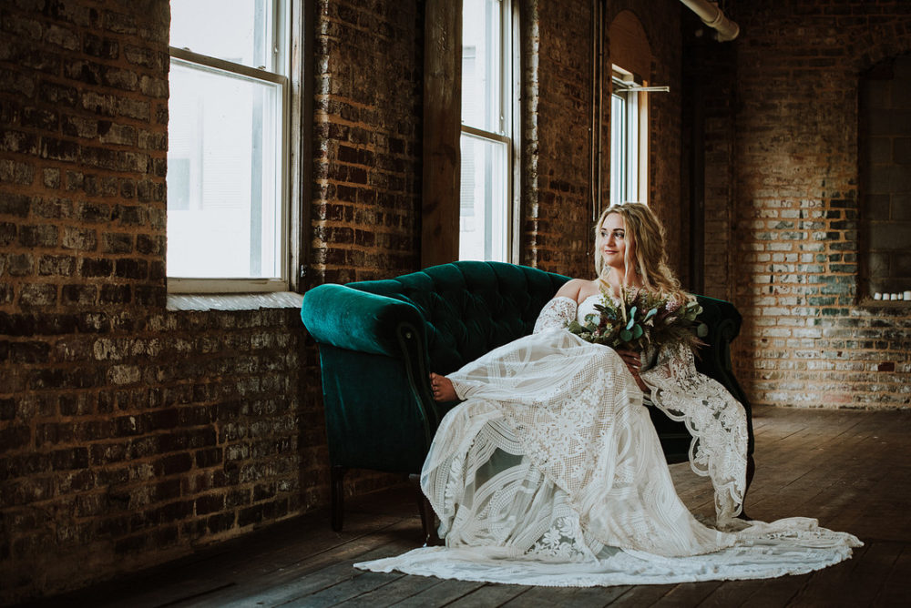 Bridal Portraits At The Downtown Warehouse