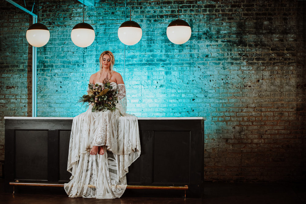 Bridal Portraits At The Downtown Warehouse