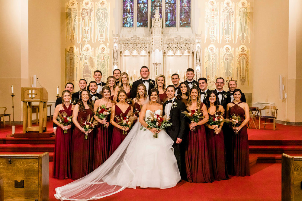 This Couple Had The Biggest Bridal Party Weve Seen!
