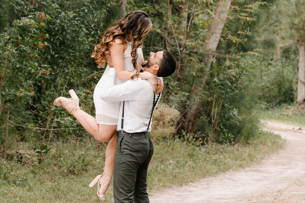 Pampas Grass Park Engagement Shoot