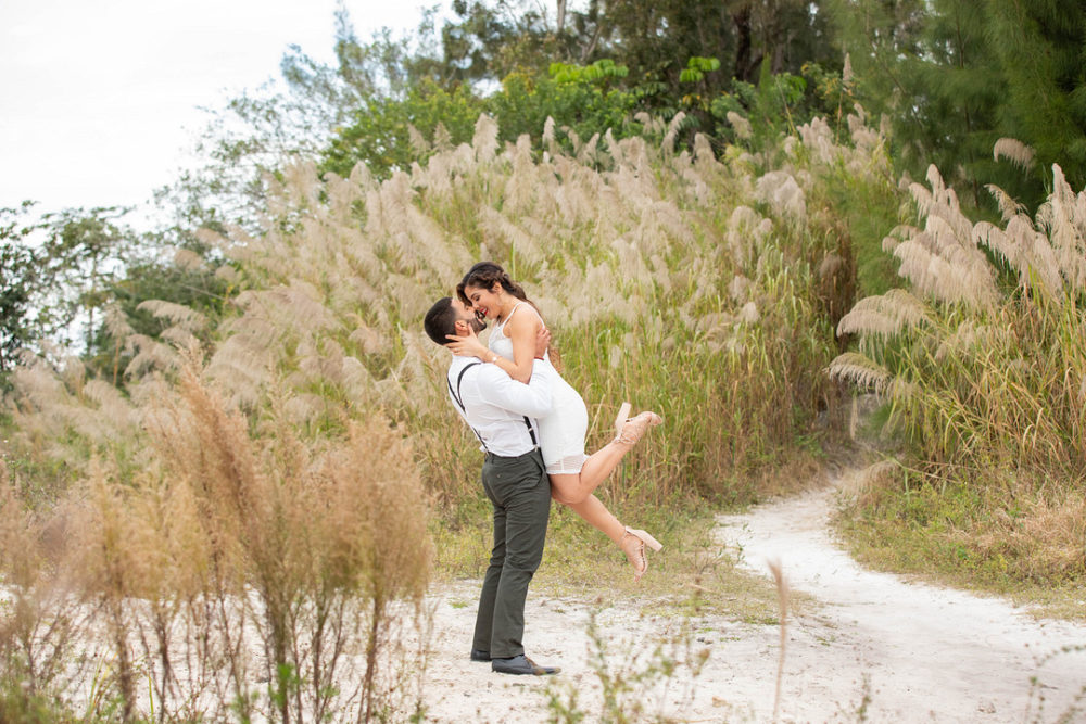 Pampas Grass Park Engagement Shoot