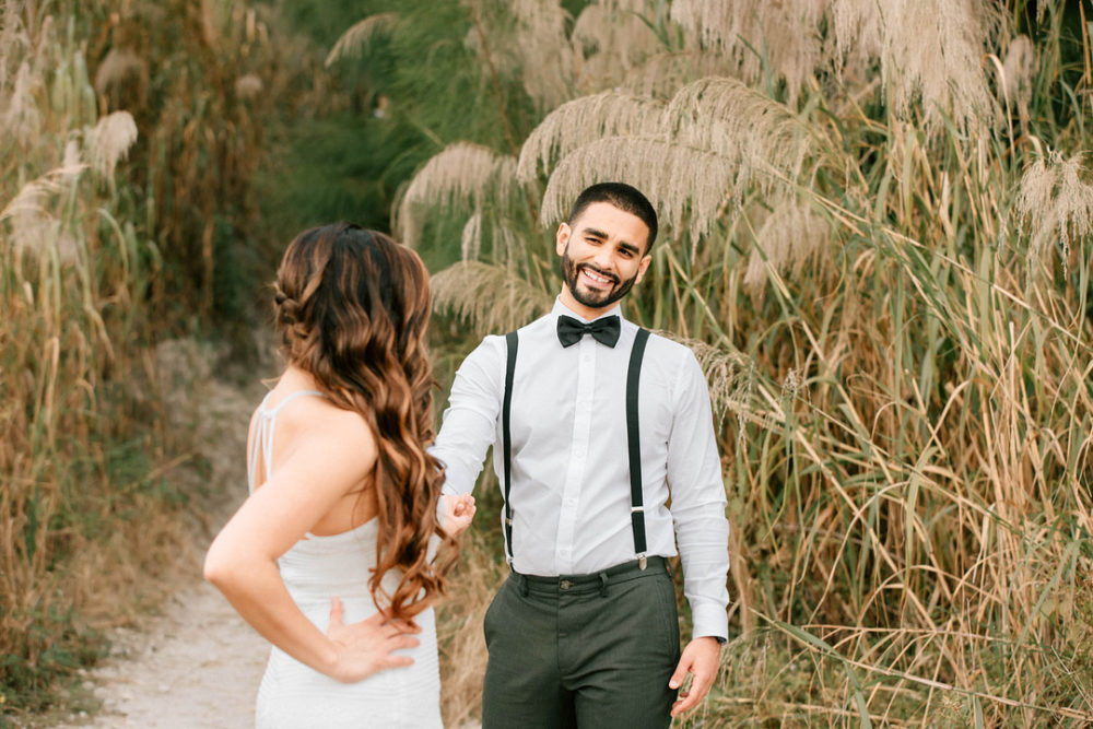 Pampas Grass Park Engagement Shoot