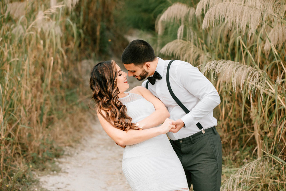 Pampas Grass Park Engagement Shoot