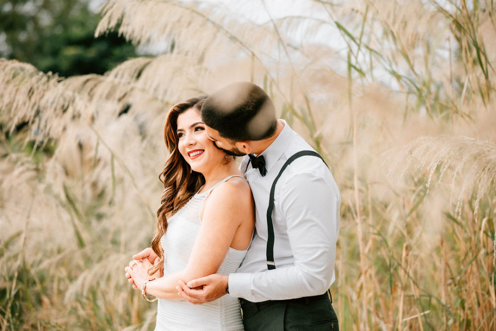 Pampas Grass Park Engagement Shoot