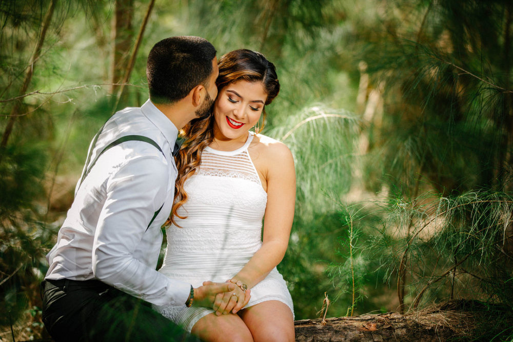 Pampas Grass Park Engagement Shoot