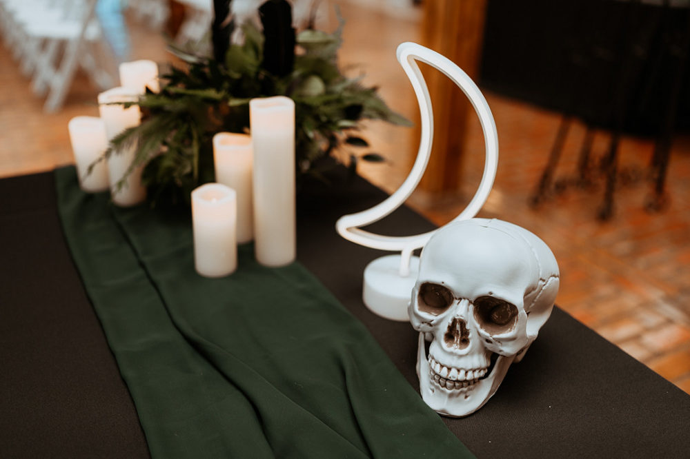 Cigars and Skulls: An Offbeat Pacific Northwest Wedding