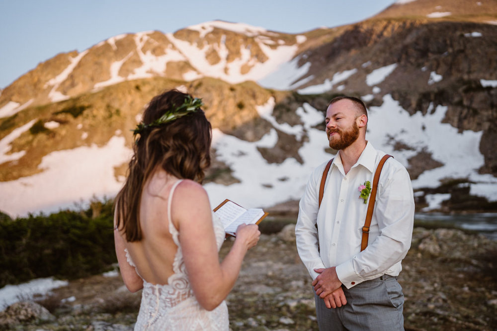 Sunrise Hiking and Picnic Elopement in Colorado