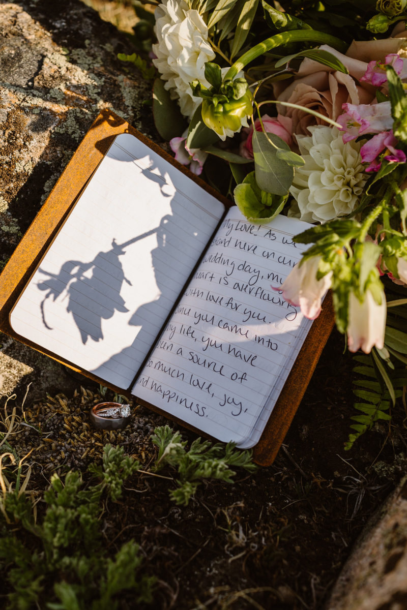 Sunrise Hiking and Picnic Elopement in Colorado