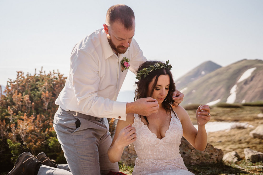 Sunrise Hiking and Picnic Elopement in Colorado