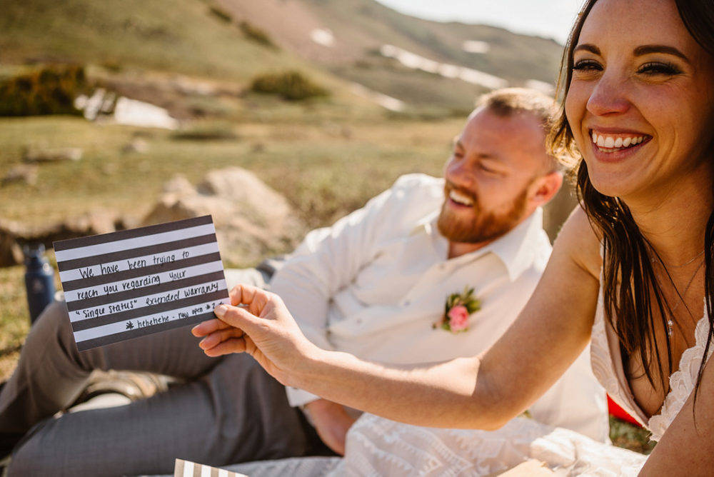 Sunrise Hiking and Picnic Elopement in Colorado