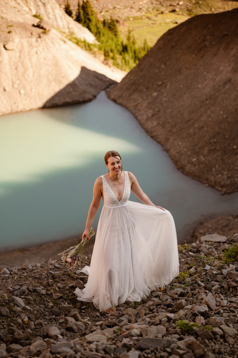 Stunning Sunrise Oregon Mountain Elopement