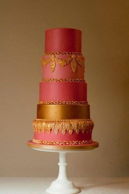 2014 Hot Wedding Color Palette Trend: Coral and Gold Photo 2014 Hot Wedding Color Palette Trend: Coral and Gold