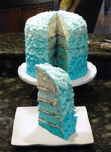 How to Make an Ombre Cake for Your Wedding Shower