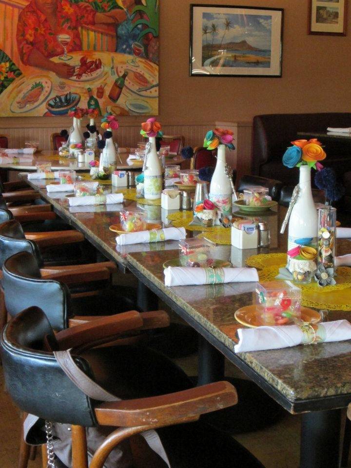 Restaurant Wedding Shower