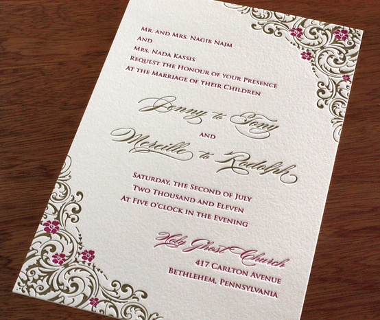 5 Wedding Invitation Tips You May Not Know