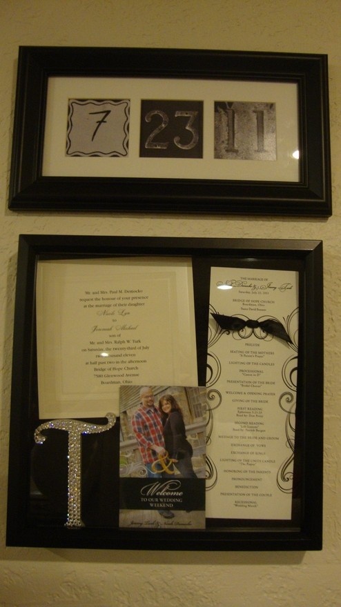 Wedding Memory Shadow Box