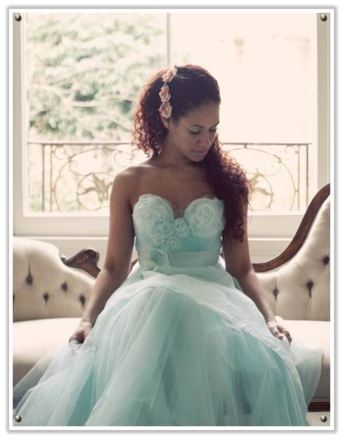 Tiffany Blue Wedding Dress