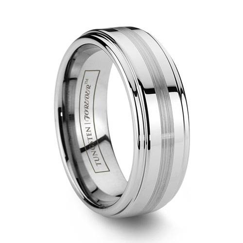 Tungsten FORTITUDE 8mm Wedding Band